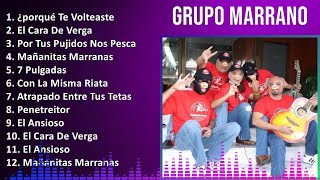 Grupo Marrano 2024 MIX Las Mejores Canciones  ¿porqué Te Volteaste El Cara De Verga Por Tus P [upl. by Aicenet]