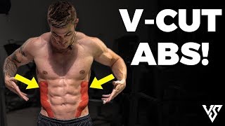 8 Minute V Cut Abs Workout DO THIS FROM HOME  V SHRED [upl. by Derick]