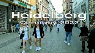 Heidelberg Germany travel guide 2022  walk in the city  walking tour [upl. by Ardnauqal233]