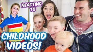 Reacting to Childhood Videos w Colleen Ballinger [upl. by Solram]