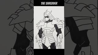 How To Draw The Shredder  TMNT shorts drawing art tmnt [upl. by Acile]