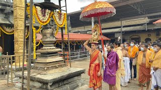 Sri Mookambika Devi Temple Procession  Kollur Karnataka [upl. by Kyne]