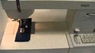 Pfaff 1151 Tipmatic Sewing Machine Demo [upl. by Akcemat861]