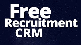 Best Free Recruitment CRM Software For A Start Up Recruitment Agency [upl. by Chancey558]