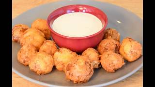 Blooming Onion Bites  How To Make Mini Onion Blossoms [upl. by Svend]