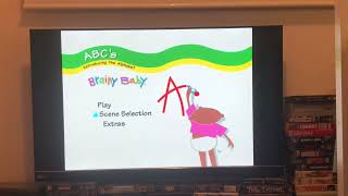 Brainy Baby ABC’s  DVD Menu Walkthrough [upl. by Bartko]