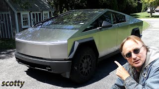 I Finally Got a Tesla Cybertruck and It Scares the Crap Out of Me [upl. by Wakeen]