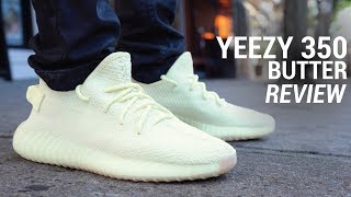 ADIDAS YEEZY BOOST 350 V2 BUTTER REVIEW [upl. by Coop]