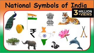 Learn National Symbols of India National Symbols for Kids in English Kids Pre School [upl. by Zulaledairam]