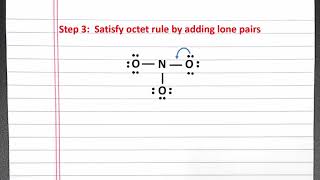 CHEMISTRY 101  Drawing Lewis Structures Resonance nitrate [upl. by Aelsel]