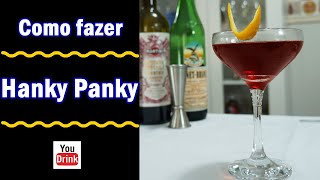 Hanky Panky  Cocktail com Gin  Como fazer [upl. by Jeffrey886]