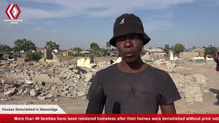 Houses demolished in Stoneridge  Churu Farm [upl. by Searcy]