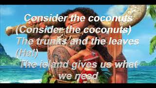 Moana Where you are lyrics [upl. by Wendel]