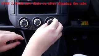 Polo 9n9n3 Heater Dial Install [upl. by Nylrebma449]