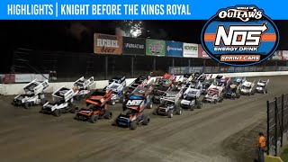 World of Outlaws NOS Energy Drink Sprint Cars  Eldora Speedway  July 19 2024  HIGHLIGHTS [upl. by Mitzi]