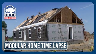 Time Lapse Of New Modular Home Being Built [upl. by Gonzalez]