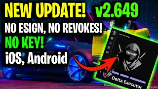 Delta Executor NEW UPDATE iOS NO Key⚡Roblox Script Executor Mobile Download Latest Version [upl. by Tj]