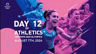 Paris 2024 Athletics Day 12  Results and Schedule [upl. by Nawtna]