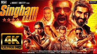 Singham Again Full Action Movie In 4K  Ajay Devgan Tiger R Deepika P Jackey S Ranveer S  2025 [upl. by Sukey]