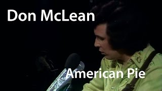 Don McLean  American Pie  Live 1971 Restored [upl. by Pyne]