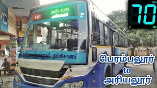 Perambalur to Ariyalur TNSTC Bus Video [upl. by Christos259]