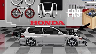 Honda Civic EG6 pixel car racer [upl. by Llerral]