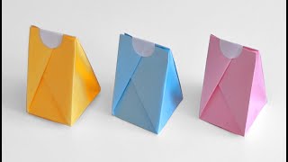 Como hacer BOLSAS de papel para Regalo MUY FACIL [upl. by Sievert]