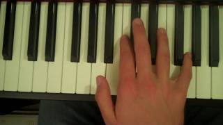 How To Play an A Halfdiminished 7th Chord on the Piano [upl. by Llekcm]