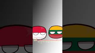 Shortest war in history  Countryballs shorts countryballs polandball fyp [upl. by Nana]