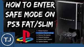 How To Boot PS3 Into SafeRecovery Mode FAT amp SLIM [upl. by Hayotal82]