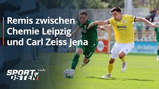 Stimmungsvolles Remis zwischen Chemie Leipzig und Carl Zeiss Jena  MDR [upl. by Cadman]