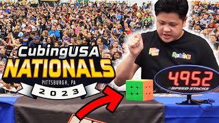 I went to the LARGEST Rubiks Cube Competition [upl. by Desta]