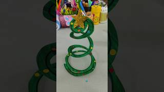 amazing Christmas tree 🎄 paper craft idea for kidsEasiest paper craft shortfeedkidscrafthandmade [upl. by Aramad]