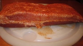 Making Dry Cured Bacon 2 Recipes [upl. by Etnohs]