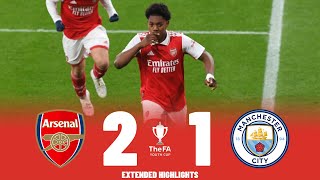 Arsenal vs Manchester City  Highlights  U18 FA Youth Cup Semi Final 04042023 [upl. by Irual]