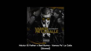 Héctor El Father x Bad Bunny  Vamos Pa La Calle Slowed [upl. by Milak]