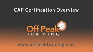 CAP Certification Overview [upl. by Selena]