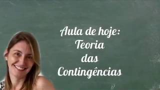 Teoria das Contingências [upl. by Haroun]