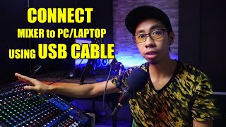 How to Connect USB Mixer to PCLaptop for RecordingStreaming  Audio Interface Setup [upl. by Annadiana]