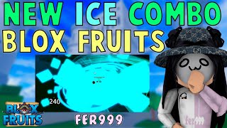 New Best Ice Combo in Bloxfruits [upl. by Armanda]