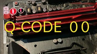 Error QCODE 00  Asus Maximus Hero VII  Placa Muerta [upl. by Enrichetta]