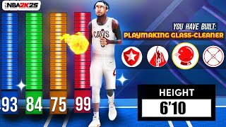 this 6’10 PLAYMAKING GLASS CLEANER with 99 REBOUND🤯 can do EVERYTHING in NBA 2K25 THE NEW META🔥 [upl. by Wallis]