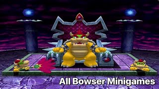 Mario Party 4  All Bowser Minigames [upl. by Annayar197]