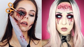 Top 10 Easy Halloween Makeup Tutorials Compilation 2020  Monster Makeup [upl. by Heurlin]