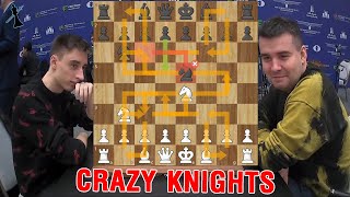 Chess Drama Nepo and Dubov Result Set to 00 Because Of The Immortal Knights Tour [upl. by Attah]