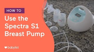 How to Use the Spectra S1 Breast Pump  Babylist [upl. by Renee990]