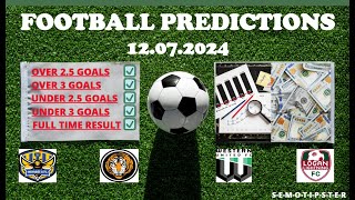 Football Predictions Today 12072024Today Match PredictionFootball Betting TipsSoccer Betting [upl. by Annayt]