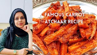 Carrot Achaar Pickle Recipe  Indian Wedding Special Quick amp Easy CookWithMe  Indian Recipes [upl. by Warde]