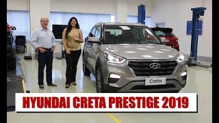 Hyundai Creta Prestige 20 2019  Apresentação por Emilio e Camila Camanzi [upl. by Eelirem]