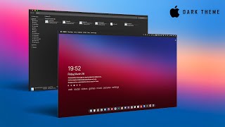 MacOS Big Sur Theme Dark  Make Windows 10 Look Like MacOS Big Sur  Best Windows 10 Theme [upl. by Latisha]